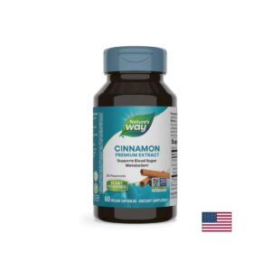Канела - премиум екстракт Висока кръвна захар и диабет 500 mg, 60 капсули
